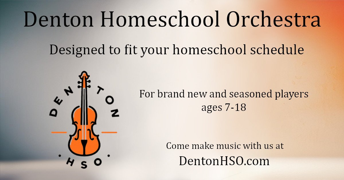 Denton homeschool orchestra